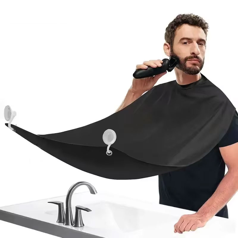 Hair Care Gift - Men's Beard Shaving Apron - Cleaning