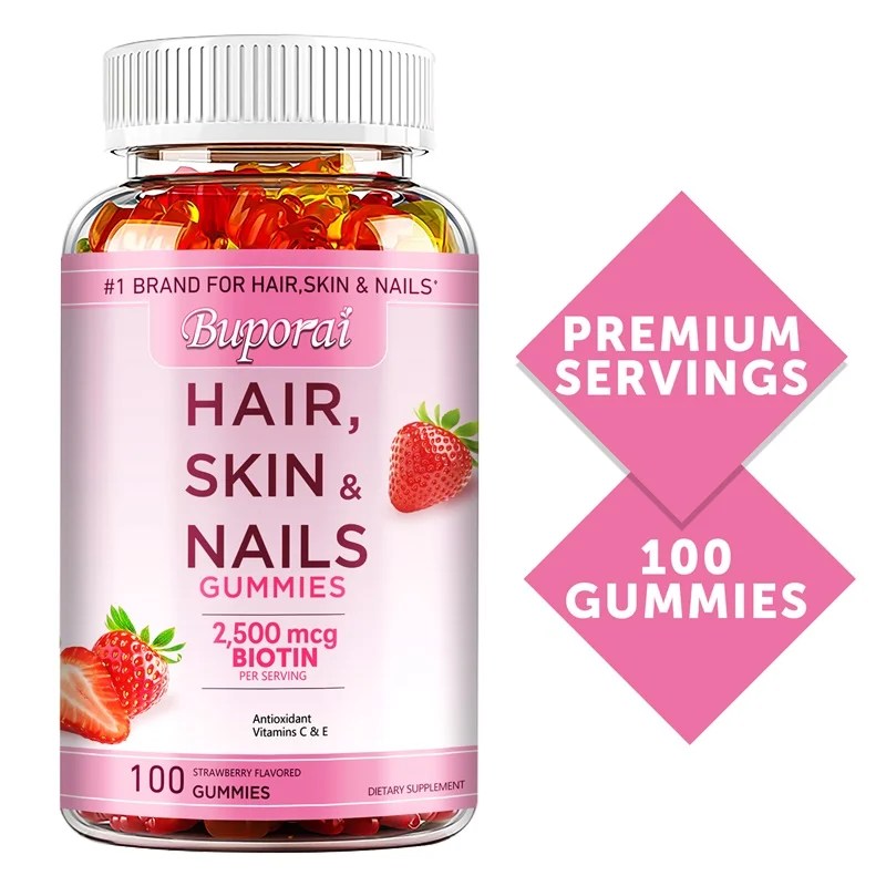 Hair Care Gummies - Hair, Skin and Nails Gummies -
