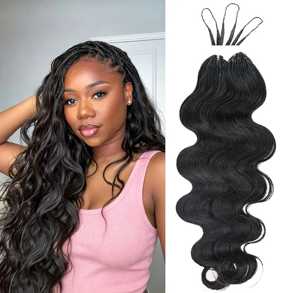 Crochet Braiding Hair - ISEE HAIR Body Wave Feather Crochet