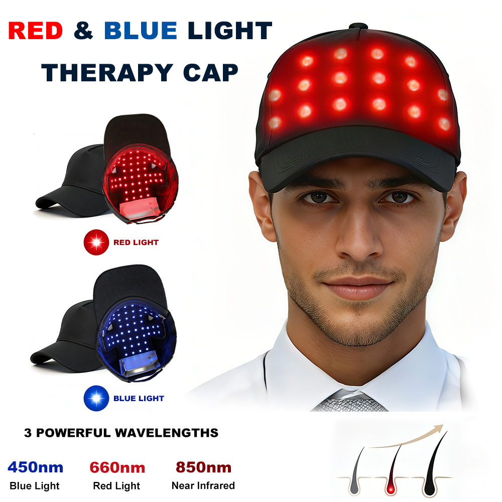 Hair Care With Protein - LED Hair Care Cap with Red