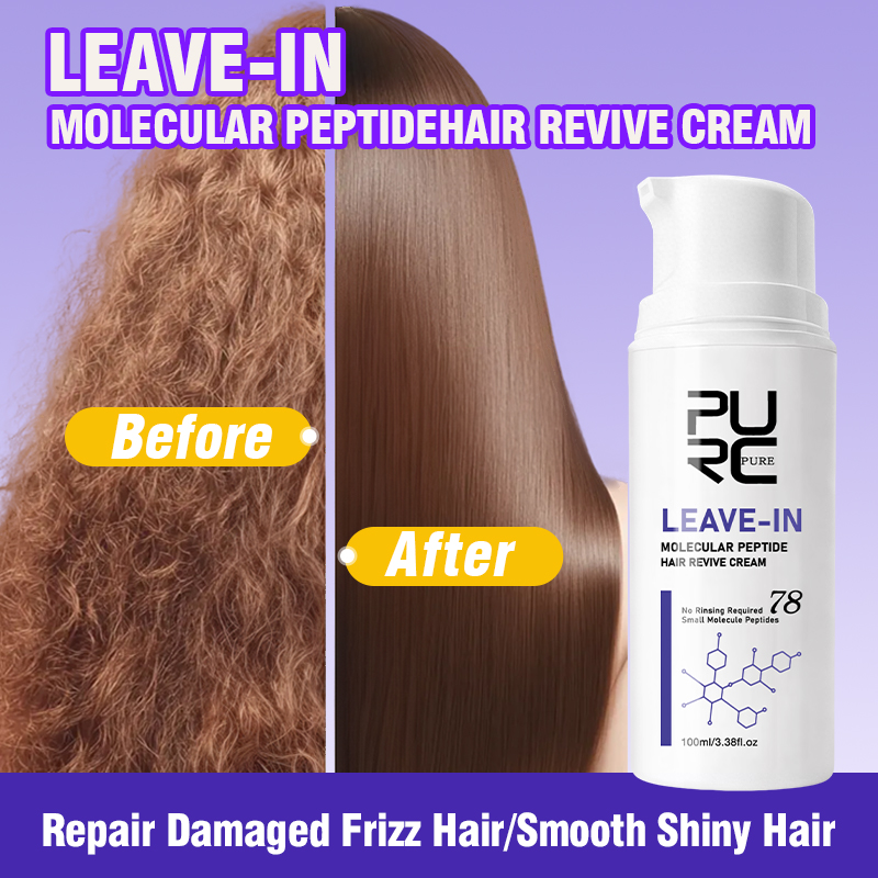 Hair Care With Protein - PURC Leave-In Keratin Hair Cream, Repair