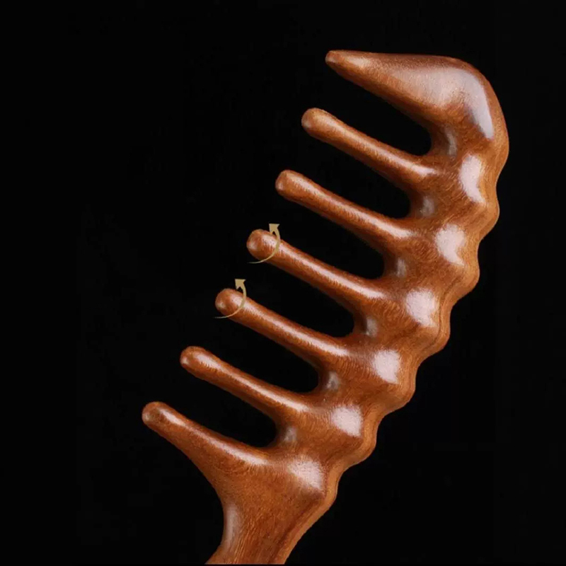 Natural Sandalwood Hair Combs  - Hair Care Gift review and price