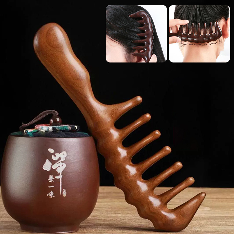 Natural Sandalwood Hair Combs  - Hair Care Gift review and price