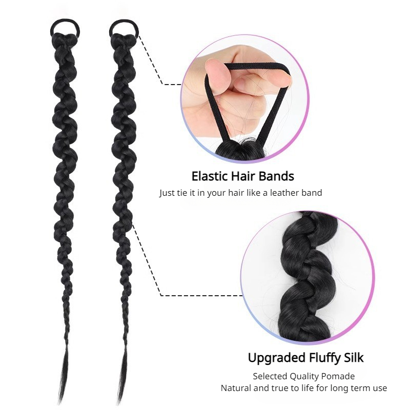 Fashion  Braided Ponytail Hair - Crochet Braiding Hair review and price