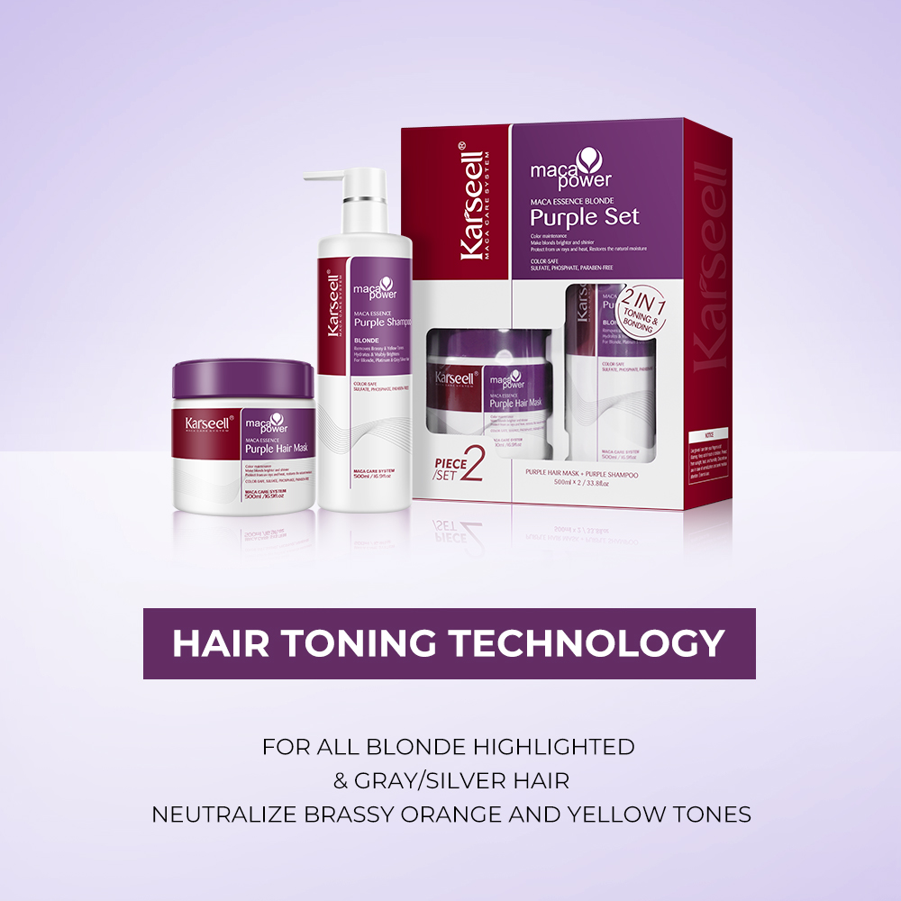 Karseell Purple Hair Mask Purp - Purple Toning Shampoo review and price