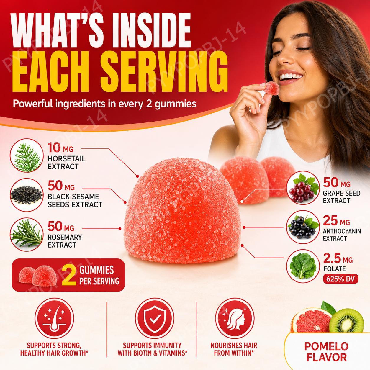 Biotin Gummies with Vitamin C  - Hair Care Gummies review and price