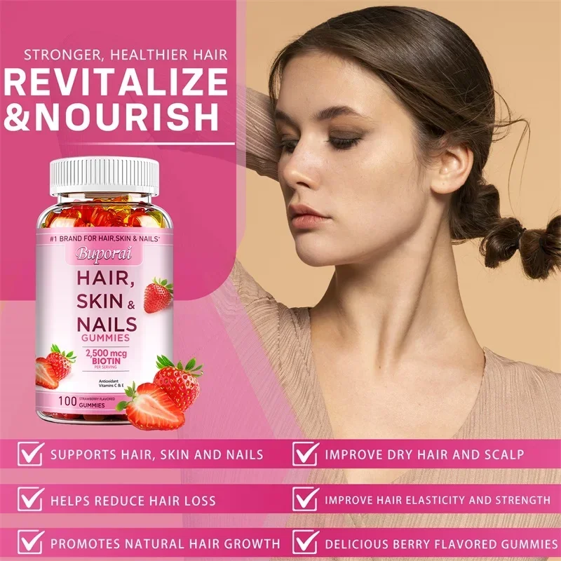 Hair, Skin and Nails Gummies - - Hair Care Gummies review and price