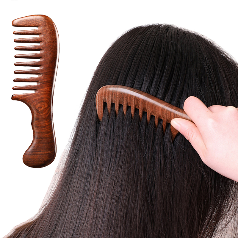 Natural Sandalwood Hair Combs  - Hair Care Gift review and price