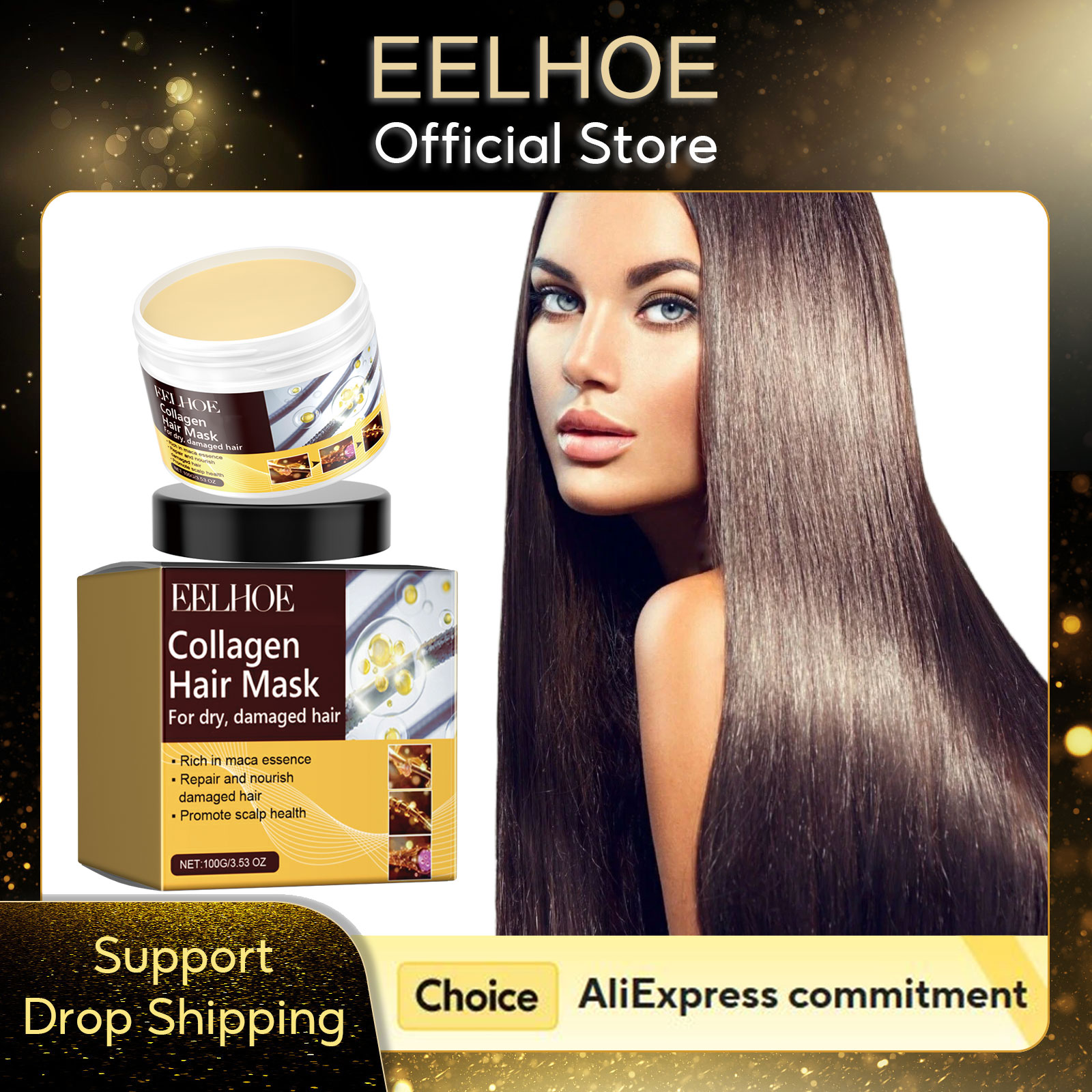 EELHOE Collagen Hair Mask Anti - Hair Care With Protein review and price