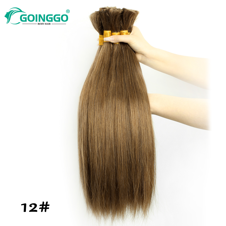 12# Golden Brown Straight Bulk - Crochet Braiding Hair review and price