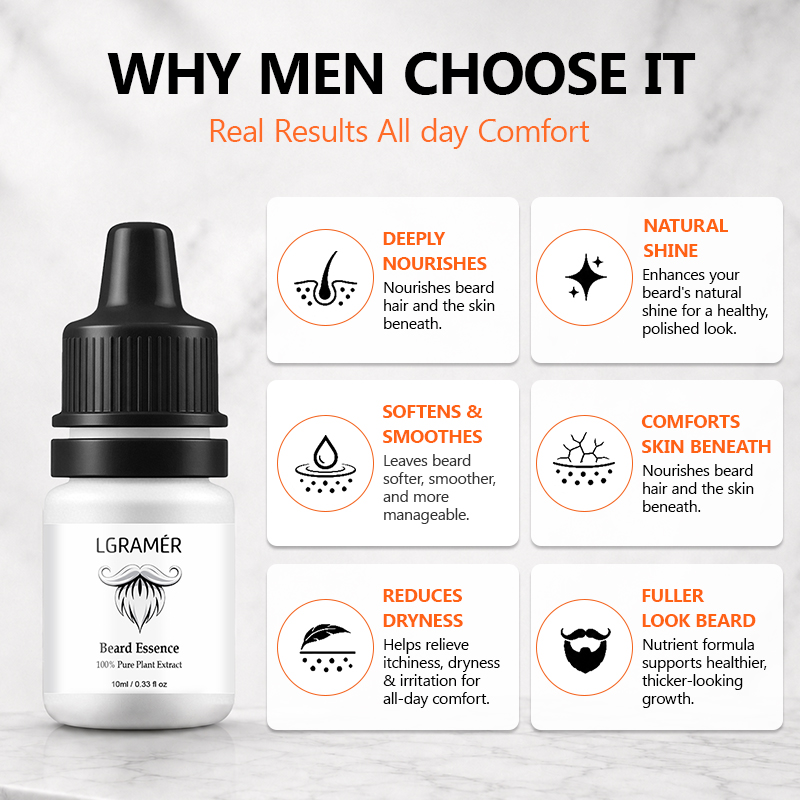 Men's Beard Growth Serum Nouri - Hair Care Lotion review and price