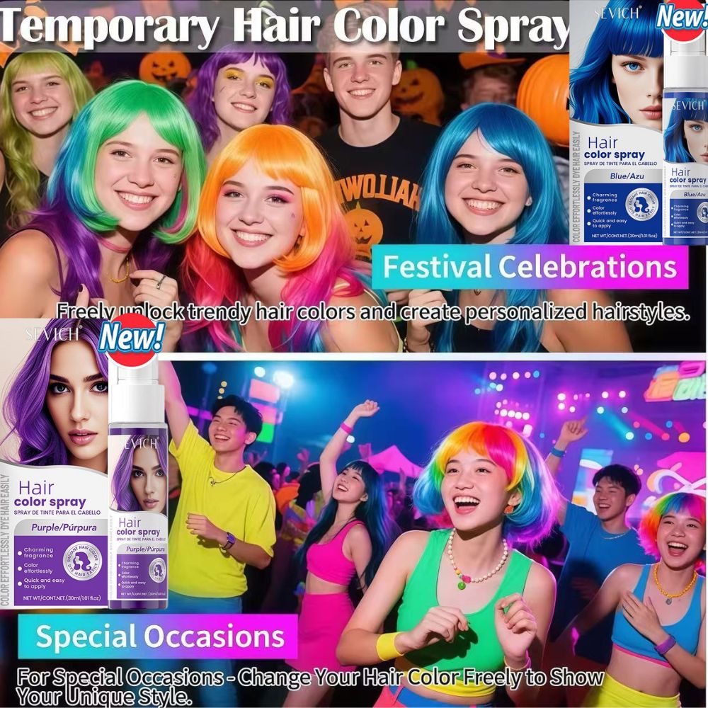 8 Colors Hair Color Spray Disp - Purple Toning Shampoo review and price