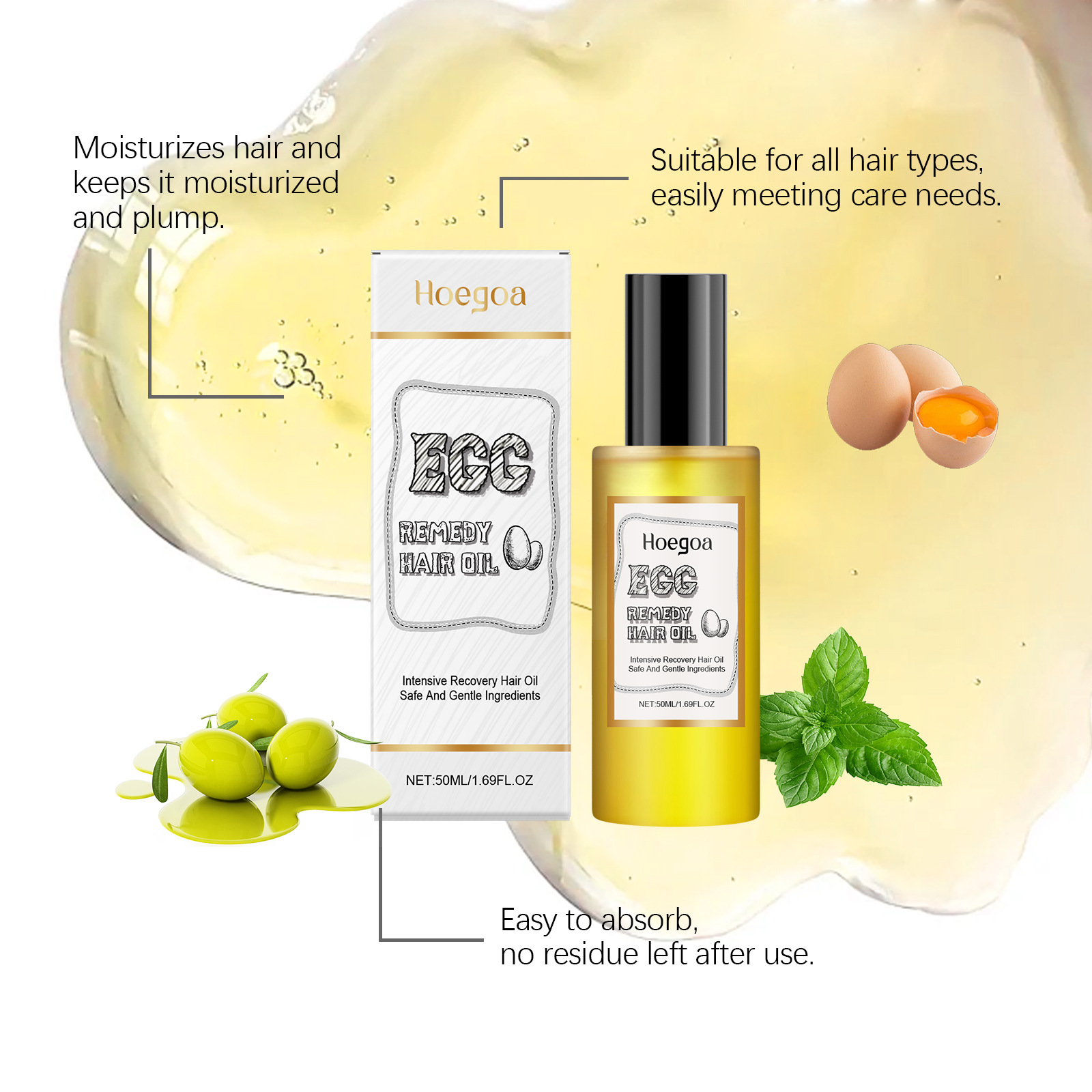 Egg Remedy Hair Oil Restore So - Hair Care Products review and price