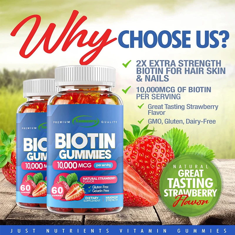 Biotin Gummies - for Hair Grow - Hair Care Gummies review and price