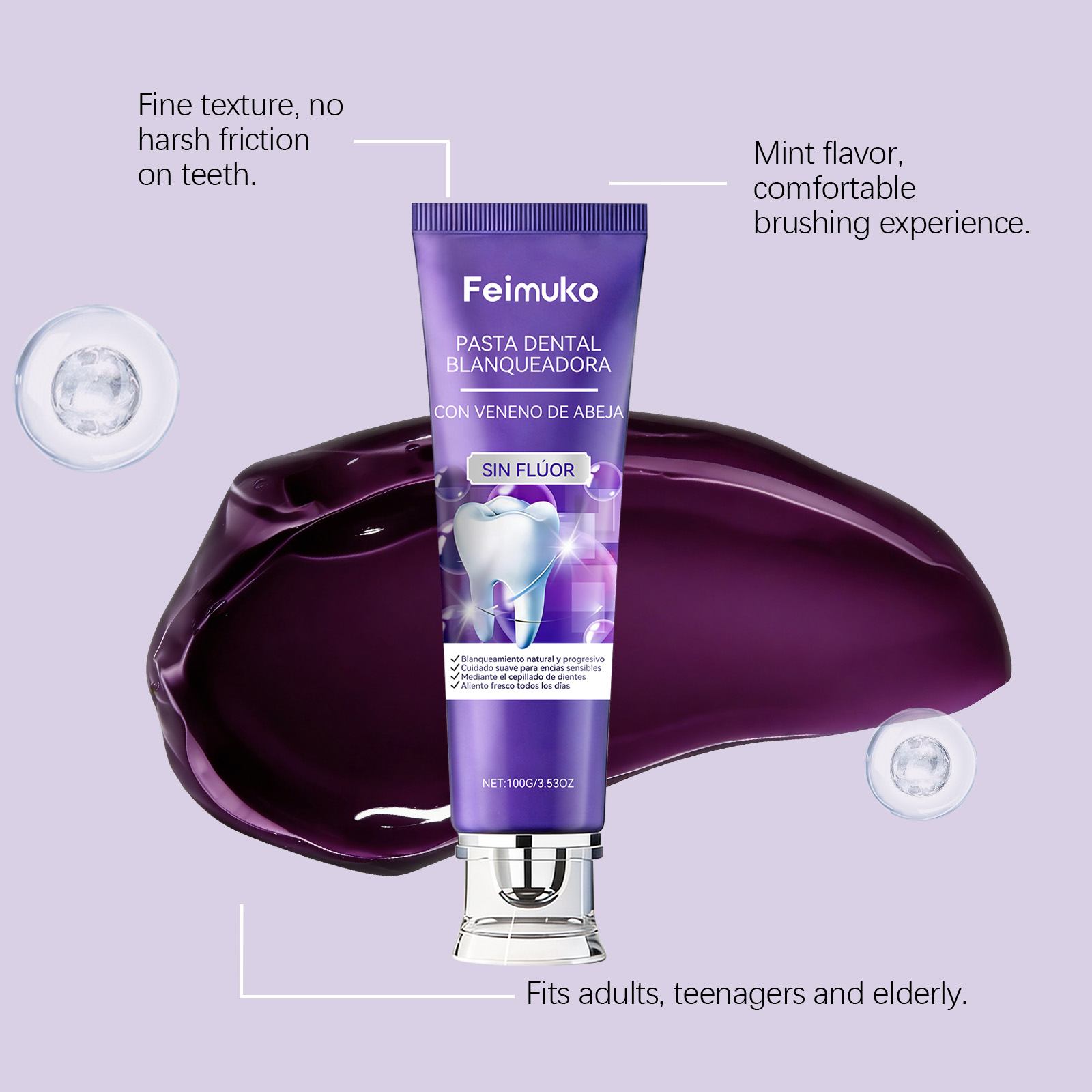 Bee Venom Purple Toothpaste Hy - Purple Toning Shampoo review and price