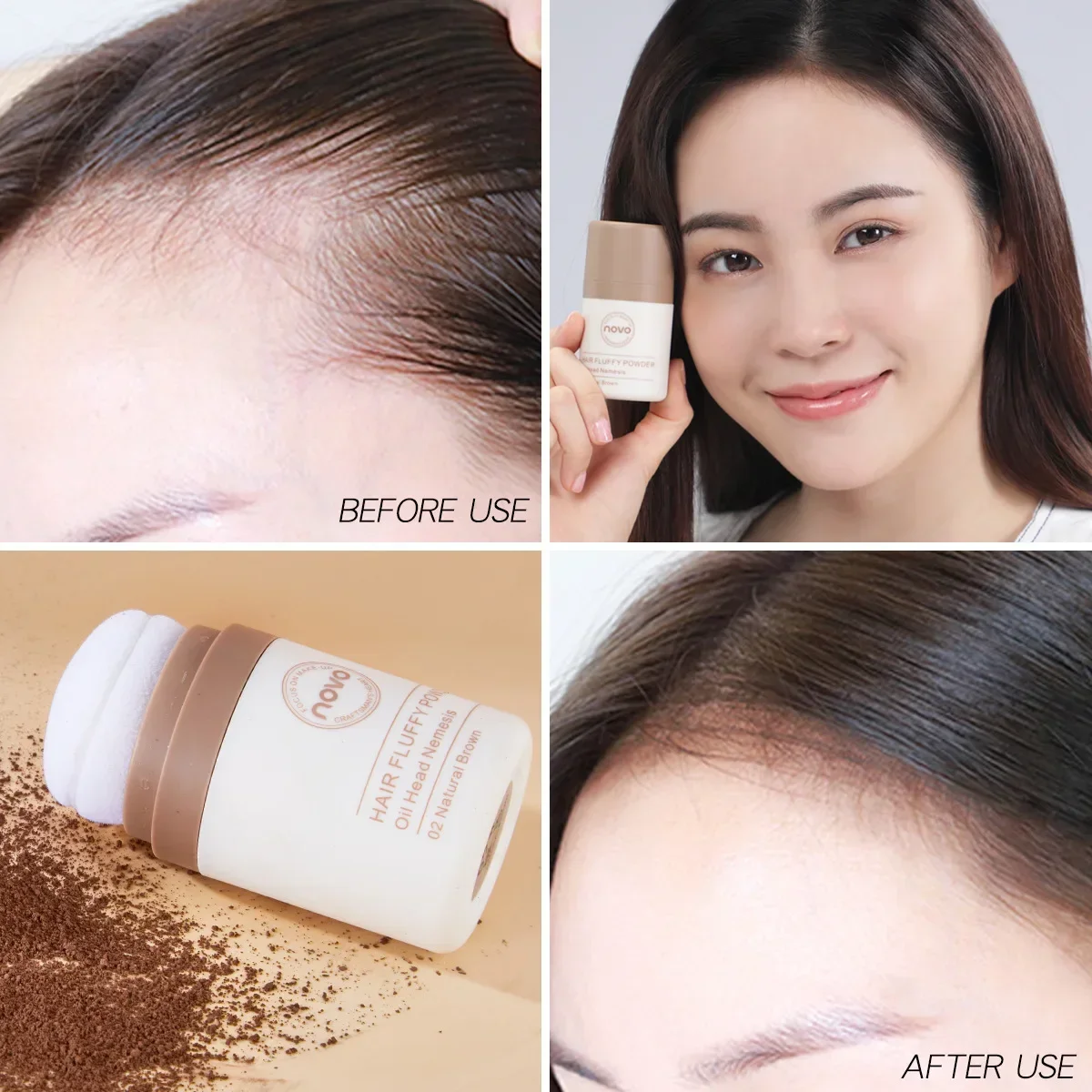 Novo Hair Pluffy Powder - Oil  - Hair Care Products review and price