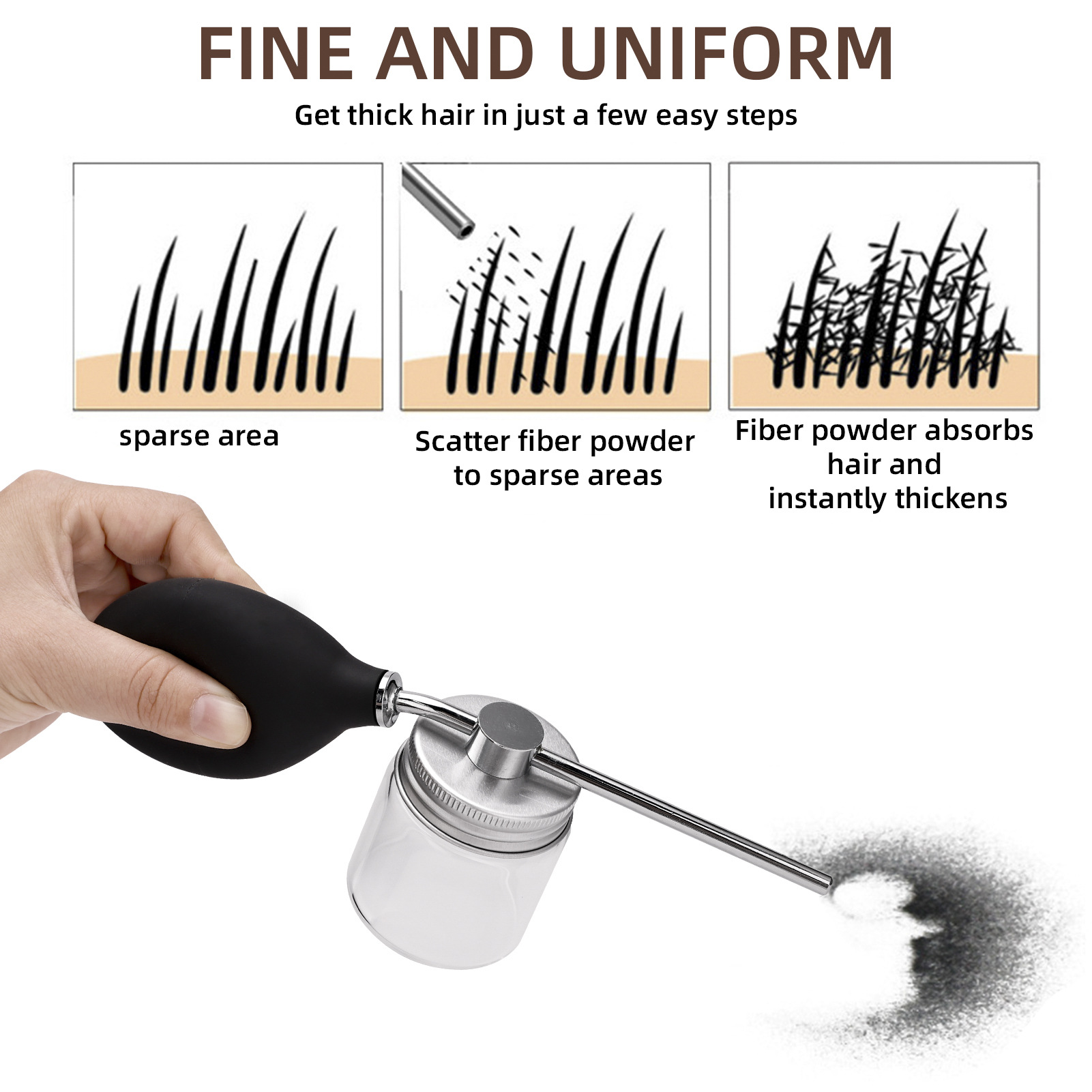 Refillable Barber Powder Spray - Hair Care Products review and price