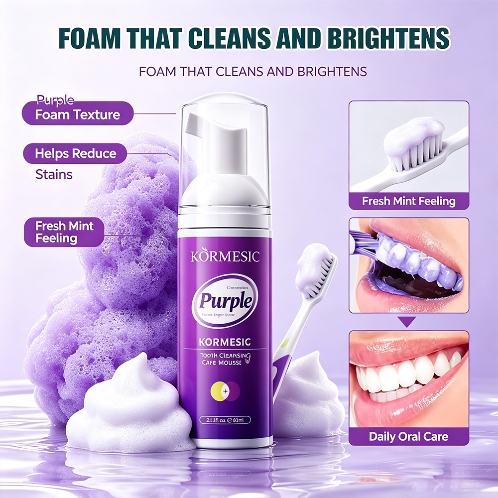 Purple Whitening Tooth Mousse  - Purple Toning Shampoo review and price
