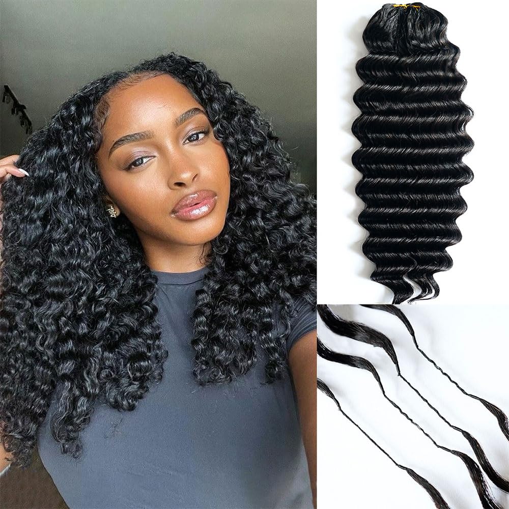 Deep Wave Crochet Human Hair E - Crochet Braiding Hair review and price