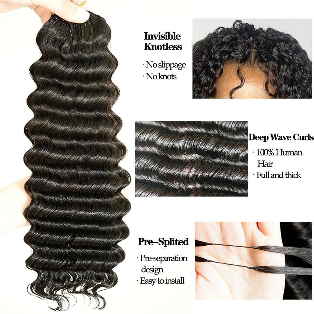 Deep Wave Crochet Human Hair E - Crochet Braiding Hair review and price