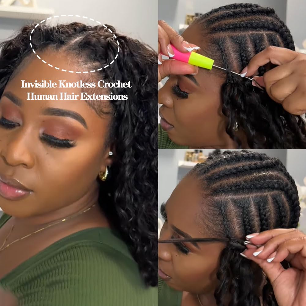 Deep Wave Crochet Human Hair E - Crochet Braiding Hair review and price