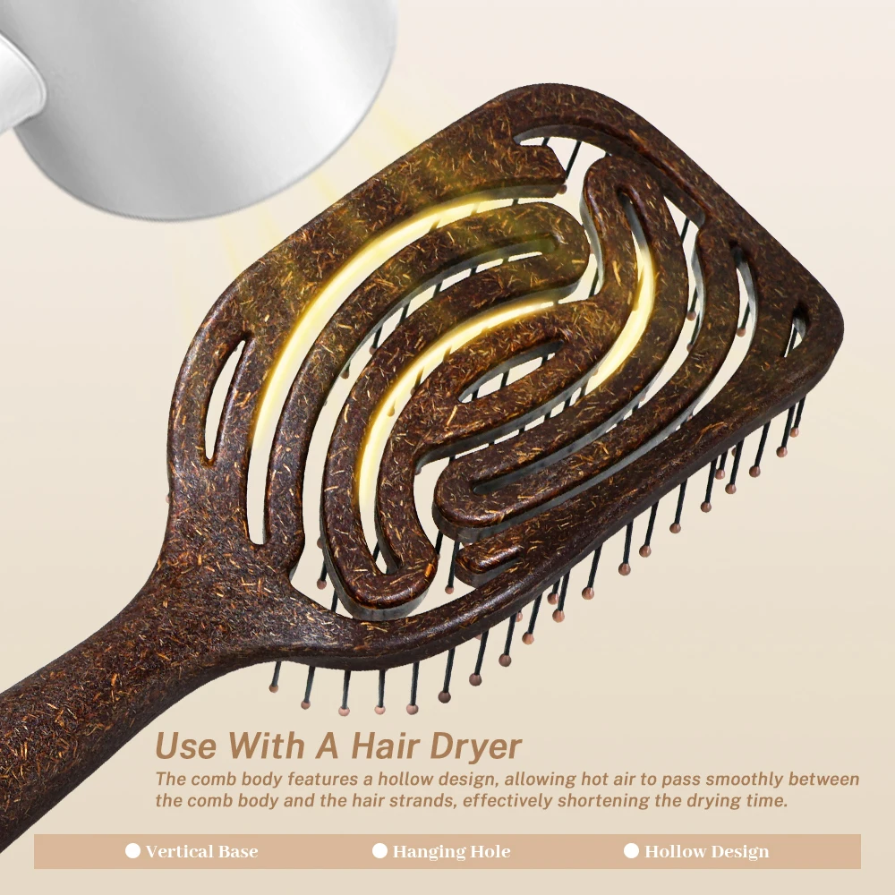 Hair Massage Comb Bristle Nylo - Hair Care Gift review and price